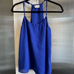 Everly blue tank
